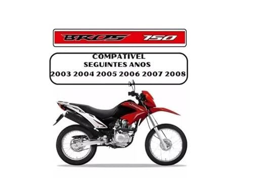 Escapamento Bros 150 Roncado Esportivo Bros 125/150 2003 a 2008 Moto