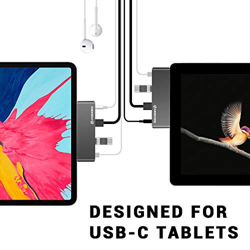 image for HOGORE USB C Hub Adapter for 2018 2020 iPad Pro 12.9