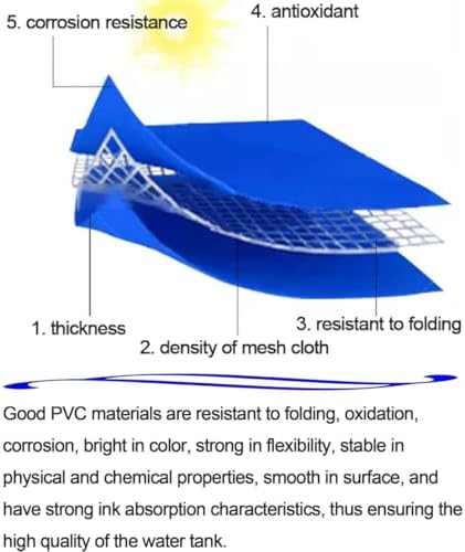 Foldable Emergency Water Storage Barrels, 5000L Rainwater Collection Bags, Agricultural Water Containers with Outlet, Portable Bladder Tank for Outdoor Watering