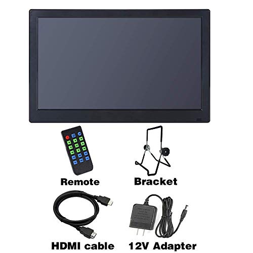 Loncevon 11.6 Inch Small Mini Monitor Ips 1920X1080P Screen Portable Pc Extended Monitor Hdmi Screen Extender With Hdmi Vga Av Usb Bnc Coaxial Port ; Build In Dual Speakers,Remote #TOP4