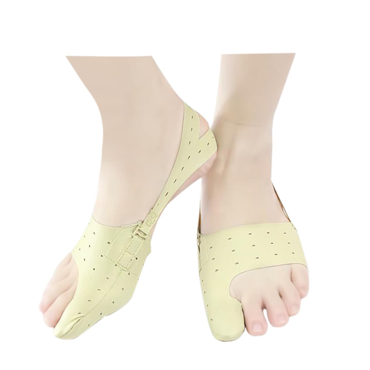 BUTIFULSIC Unisex Adult Bunion Big Hallux Separator Soft Foot Brace Size l Yellow