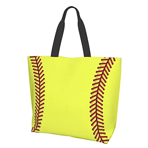 Bolso Tote para mujer estilo béisbol miniatura 3