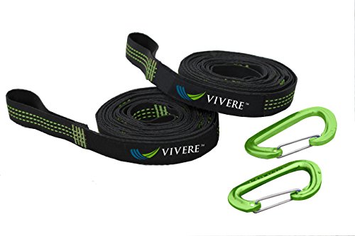 Sangles pour arbre Vivere ULTS Ultra Lite noir x2