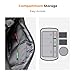 K&F CONCEPT 2 in 1 Sling Bag Everyday Shoulder Bag & Multifunction Photography Crossbody Camera DSLR Backpack Portable Bag Black