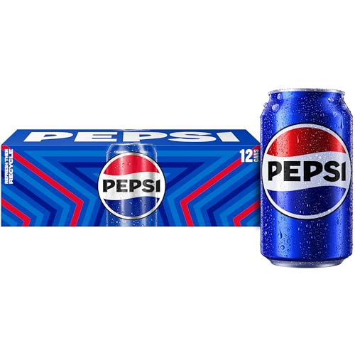 Image of Pepsi Cola Soda, 12 Fl Oz Cans (Pack of 12)