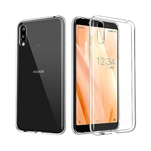 SHARP AQUOS sense3 SH-02M/SHV45/SH-RM12 �P�[�X TPU/�V���R�� ���^ �S�ʕی� �����h�~ �Ռ��z�� �X�}�z�P�[�X