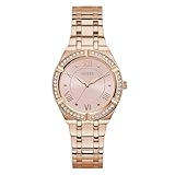 GUESS Reloj Analógico para Mujeres de Cuarzo con Correa en Acero Inoxidable GW0033L11