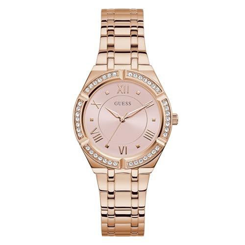 GUESS Women's 36mm Rose Gold-Tone Watch - GW0033L11