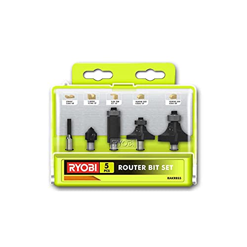 Pack RYOBI Défonceuse électrique RRT1600 K 254mm Coffret 5 fraises panachées RAKRBS5 - vue 6