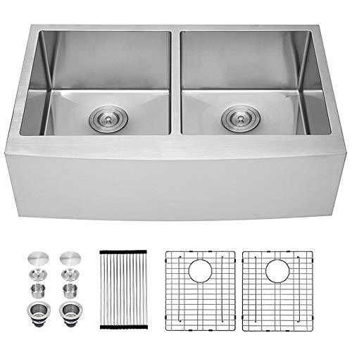 33 Farm Sink Double Bowl 33 Inch Farmhouse Sink Double