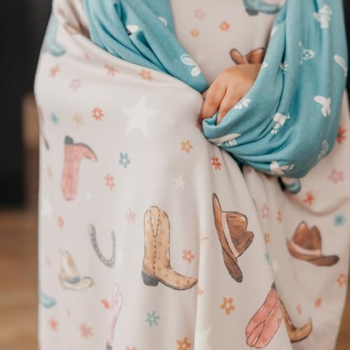 Image of Copper Pearl Jumbo 3-Layer Baby Blanket: Soft Baby Quilts for Boys and Girls | Breathable, Cozy, Toddler Blanket | Baby Quilt for Newborns | 46x46 Premium Polyester /Rayon | Cheyenne