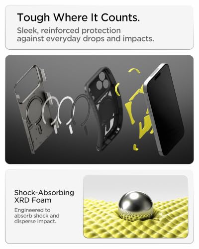 Image of Spigen Tough Armor MagFit for iPhone 17 Pro Max Case, Gunmetal