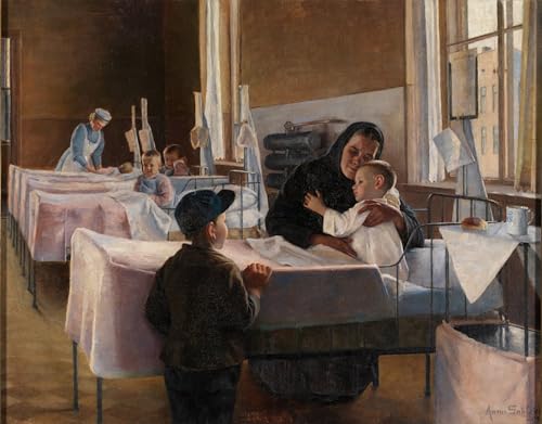 Chirurgie à l'hôpital Affiche de Arts Anna Sahlstén pour Salon Elégant