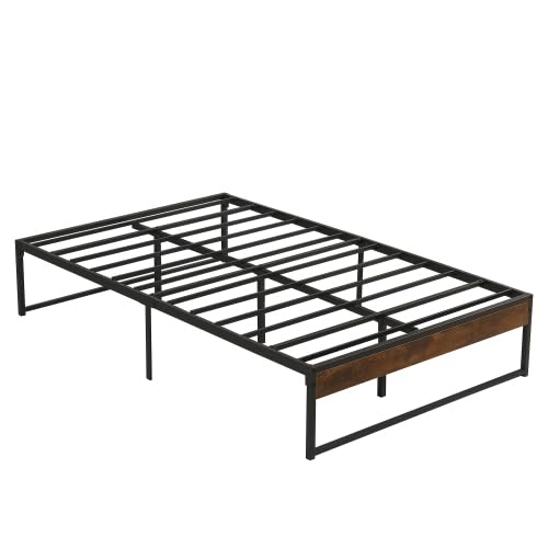 Amazon｜ベッドフレーム パイプシングル ベッド パイプ+木 シングル