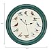 Mark Feldstein, The Original Singing Bird Clock, 10.7 Inch, Green