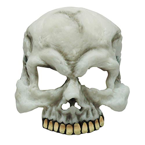 Bristol Novelty BM385 Skull Mask, Unisex-Adult, White, One Size