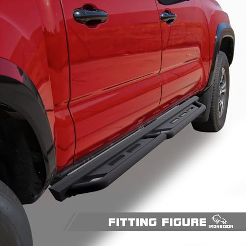 Estribos para Tacoma Double Cab 2005-2023 en negro miniatura 2