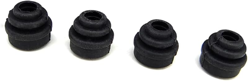 Coifa de borracha contra poeira Hot Racing SLD10R para eixo CV estriado de 10 mm – Pacote com 4 unidades
