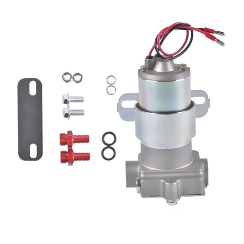 Woosphy Electric Fuel Pump 97 Gph 7 Psi Universal Red Replacement For Holley ...
