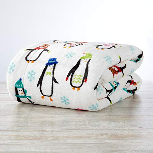 Great Bay Home Soft Velvet Plush And Sherpa Fleece 50" X 60" Holiday Throw Blanket | Christmas Throw For Sofa And Bed | Cozy & Warm Plush Throw Blanket | Holiday Blankets And Throws Eve Collection #TOP7