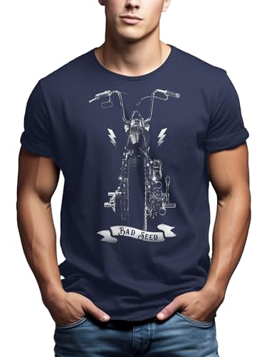 Camiseta de hombre Bad Seed de estilo motero para lucir un look urbano rebelde 3