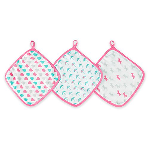 ideal baby by the makers of aden + anais Washcloth, Pretty Sweet