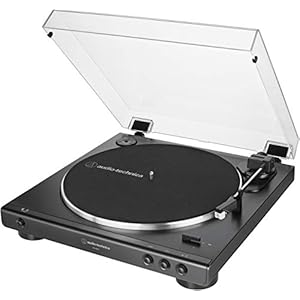 Audio-Technica AT-LP60X-BK Fully Automatic Belt-Drive Stereo Turntable, Black, Hi-Fi, 2 Speed, Dust Cover, Anti…