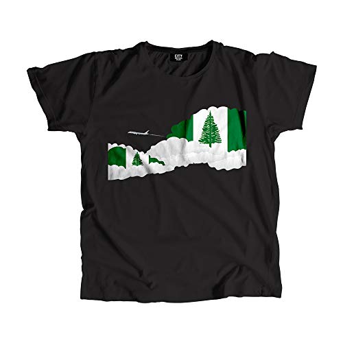 T-shirt Norfolk Island nuages idéal pour vos escales et voyages d'été