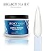 Legacy Nails Professional WHITE ACRYLIC POWDER - 113g / 4oz. - High-Quality, Fast-Drying Formula for Nail Extensions, Sculpting & Overlays, Salon-Grade, Long-Lasting Finish