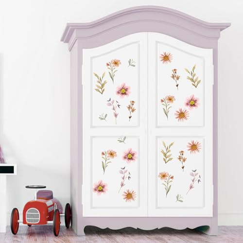 Vinilos decorativos florales Boho Mfault 35 x 12 pulgadas miniatura 6
