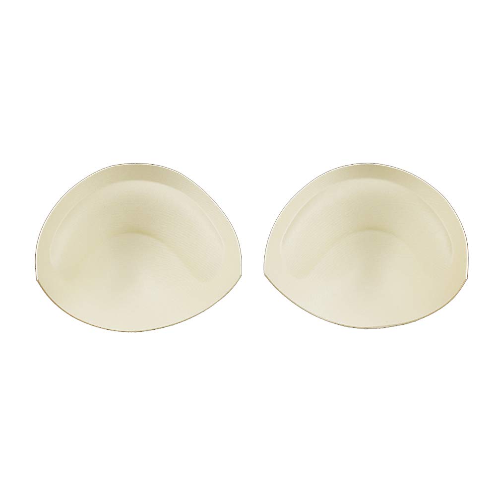 2pair Khaki Bra Cup Pads Sponge Foam Sewing In Bra Breast Enhancer For Bikini Padding Insert Bridal Bra Accessorries