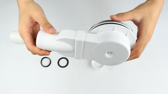 Mai & Mai Bonde De Douche Siphon Pour Receveur De Douche 90mm Standard Bonde De Bac à Douche Avec Flexible A01