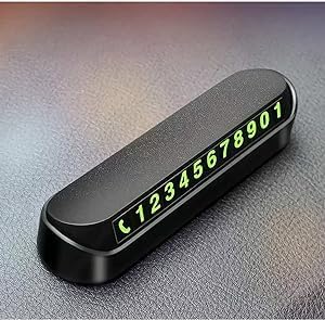 Jouis Araç İçi Park Telefon Numarası Fosforlu Numaratör Oto Cam K...