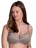 Rosa Faia Antonia 5204-462 Dusty Grey, gestreifte Spitze, Nicht gepolsterter Bügel-BH 85G