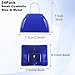 Acrux7 24 Pack Small Cowbells for Sporting Events, 3 Inch Blue Metal Cow Bells Noise Makers, Loud Cowbell Bulk Hand Percussion for Football Games, Cheering, Celebrations, Weddings