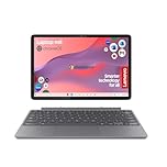 Lenovo Chromebook Duet | 10.95"WUXGA Touch-Display | MediaTek Kompanio 838 | 8GB RAM | 128GB SSD | Arm Mali-G57 GPU | ChromeOS | QWERTZ | grau | inkl. Folio-Ständer+Tastatur | Google Security Chip H1
