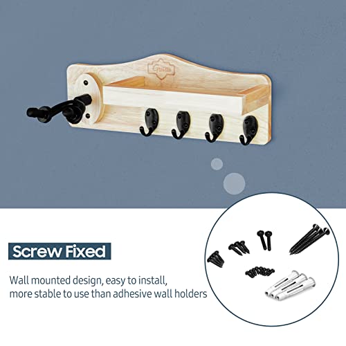HUIOP GGS-09 Support de guitare mural multifonction Kit de bricolage Étagère de suspension murale en bois avec 4… - Les Beatles, Paul McCartney, John Lennon, RIngo Starr, George Harrison HUIOP GGS-09 Support de guitare mural multifonction Kit de bricolage Étagère de suspension murale en bois avec 4… – Image 8