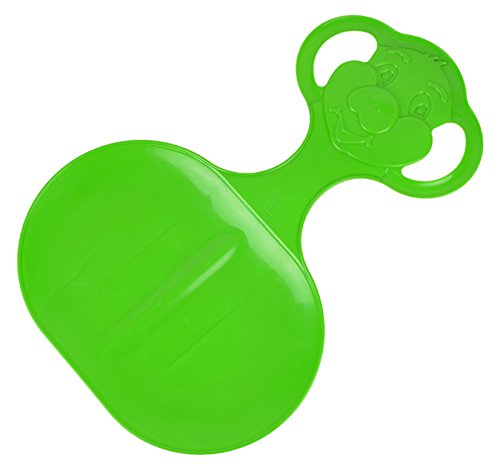 MARMAT Schneerutscher für Kinder Schneeflitzer Poporutscher Rutschteller Wintersport(grün) Cover