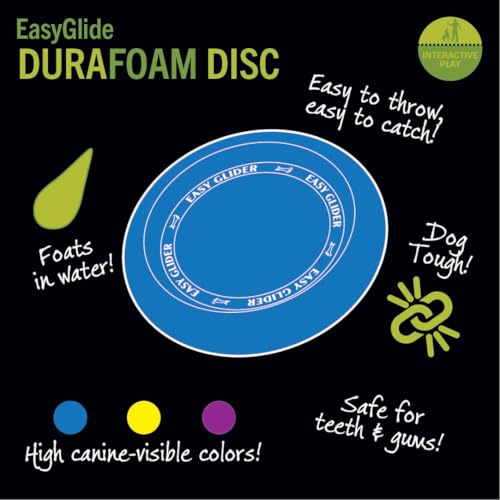 Starmark Easy Glide DuraFoam Flying Disc Dog Toy, Color Varies 11" by Starmark - Image 5