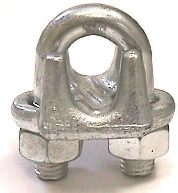 Drop Forged Wire Rope Clips 3/16 (Pack of 10)