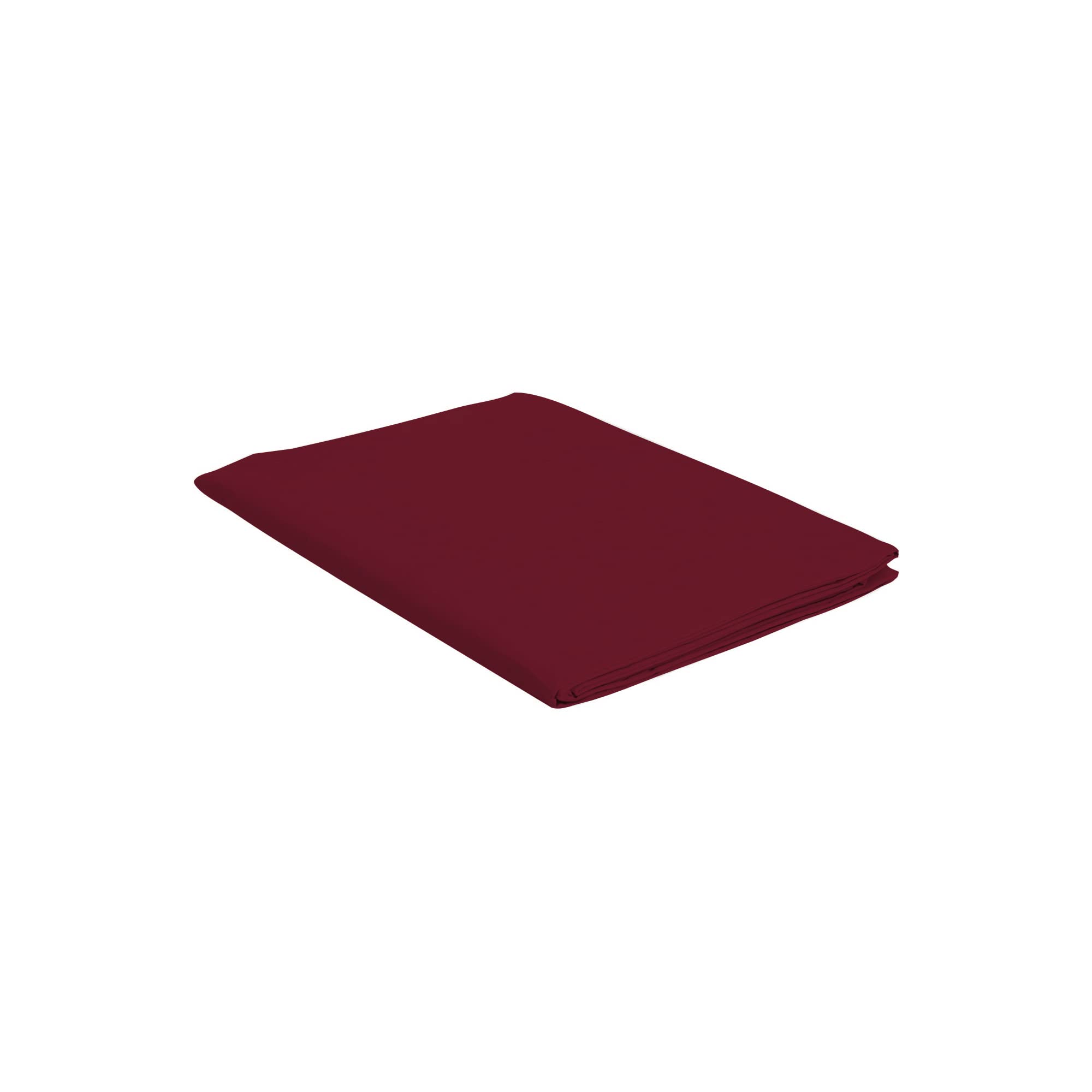 Telo Copridivano Tinta Unita Max Color - Telo Arredo Divano Made in Italy - Telo Copritutto 100% Cotone, Bordeaux, 1 Posto
