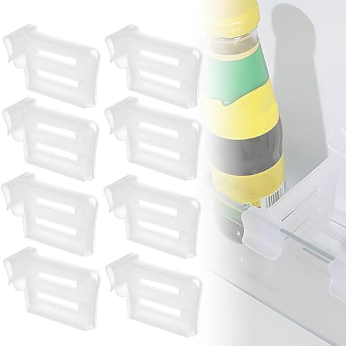 Para Frigorífico Divisores De Ajustables, 8 Piezas Divisores Para Frigorífico Organizador Ajustable, Separadores De Refrigerador Para Mantener La Estantería Ordenada Para El Hogar, La Cocina