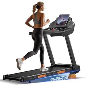 16% Treadmills for Home with Handle, 3 in 1 Portable Treadmill with Incline, Foldable Treadmill with Three Screen, 12 Preset Programs, 400Lbs