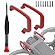 Bocguy 2 Lens Bumper Gimbal Stoßstange, Stoßstangenschutz für DJI Avata 2 Zubehör, Aluminium Linsenschutz Gimbal Schutzbügel für DJI Avata 2 FPV Drone Zubehör, Rot