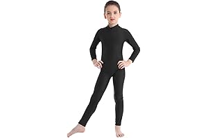 Advanced Black Unitard for Gymnastics and Dance