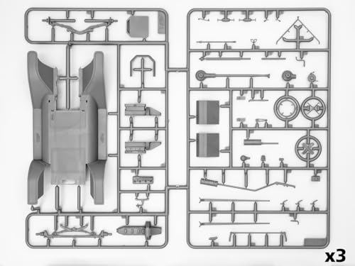 ICM DS2402 1/24 Ford Tin Lizzie Set de 3 Piezas Modelo de Plástico (Automotriz) miniatura 3
