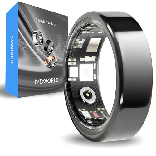 Mworld Smart Ring, Fitness & Health Tracker with Emotional AI
