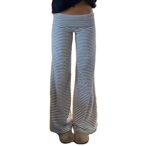 Yoawdats Fold Over Yoga Pants for Women Wide Leg...