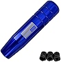 tobenbone Gear Stick Shifter Knobs, 5' Aluminum Alloy Weighted Car Gear Lever Handle, American Flag Design Automatic Shift Knob Fits Most Automatic Manual Transmission Vehicle (Blue)
