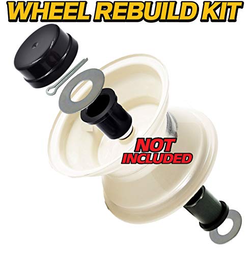Hd Switch 2 Front Wheel Bushing Bearing Rebuild Kit 741-0487C 736-0285 736-0187 914-0470 931-0484 For Craftsman Yardman Ryobi Yard Man Mtd Cub Cadet Troy-Bilt White Huskee Bolens #TOP1